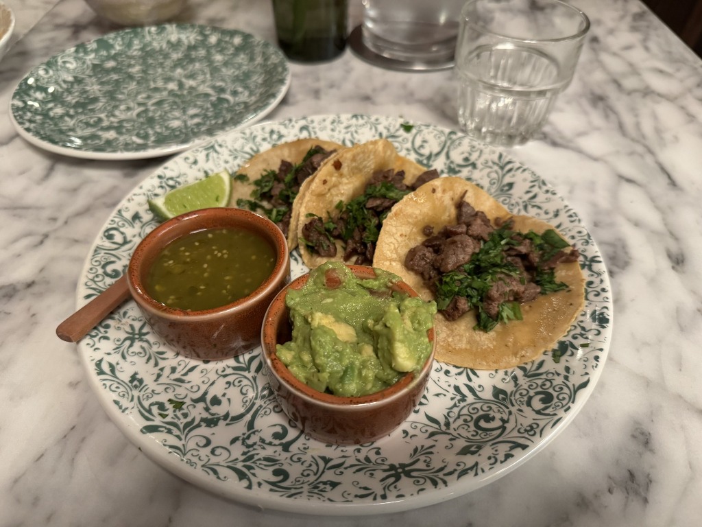 Authentic Mexican tacos at El Gallo Taqueria in Weston, Florida
