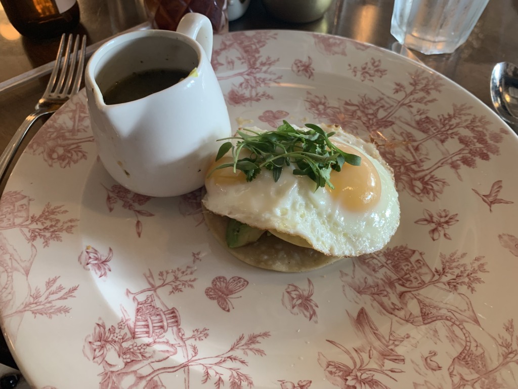 Gourmet tea service and rose-petal waffles at Little Hen in Weston, Florida